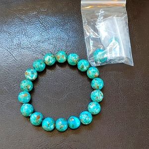 Bracelet and earrings